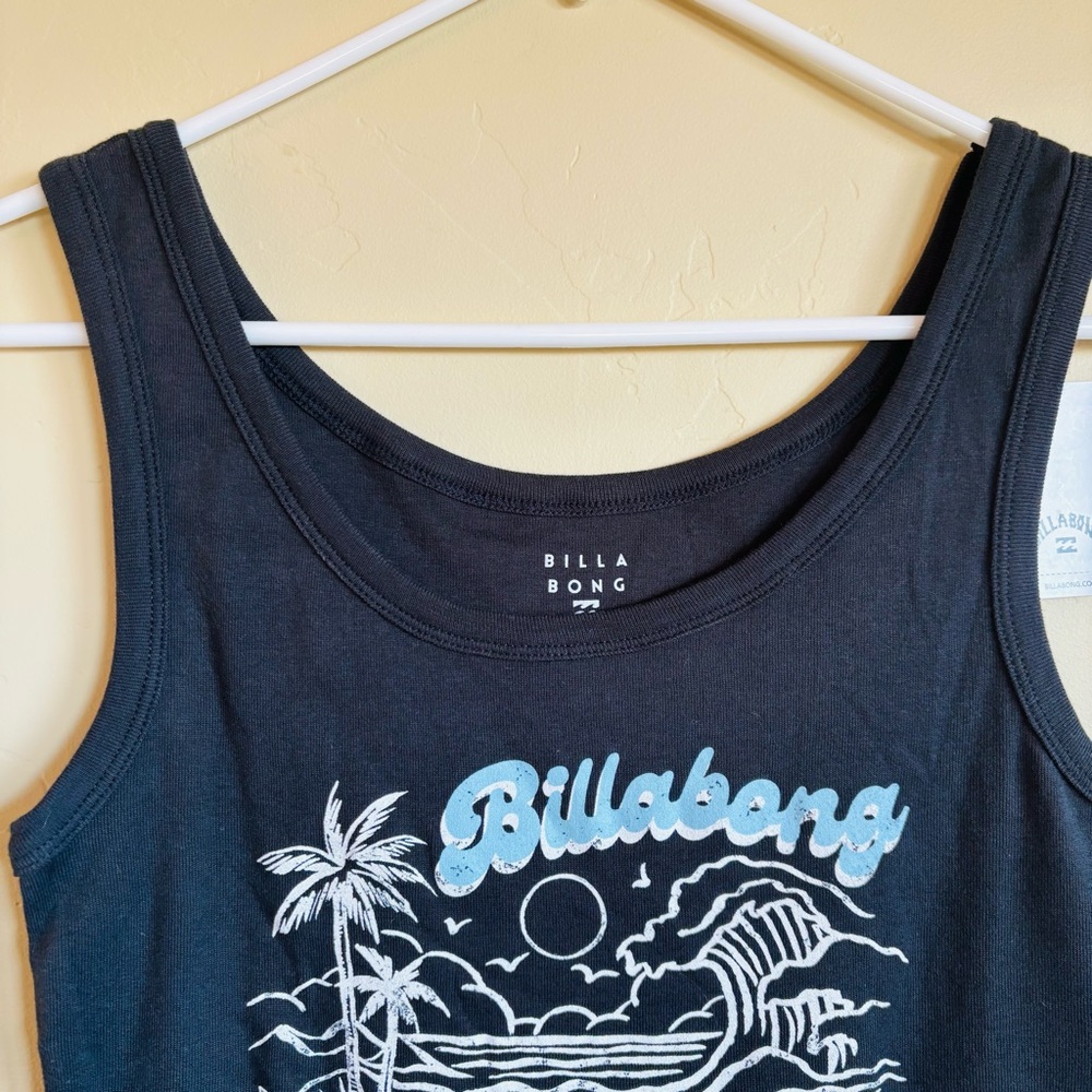 Billabong Black Beachy Graphic Tank Top - Picture 3 of 11